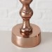 Метален свещник 27см Klisko Rosegold